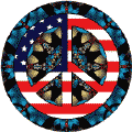 Hippie Patchwork Peace Flag 1