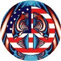 60s Hippie Peace Flag 1