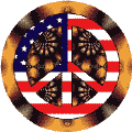 Hippie Flowers Peace Flag 10