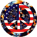 Hippie Flowers Peace Flag 8