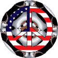 Mod Hippie Peace Flag 6