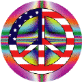Vintage Hippie Peace Flag 4