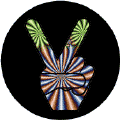 1960s Hippie Peace Hand 5