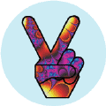 1960s Hippie Peace Hand 6