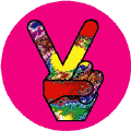 Tie Dye Peace Hand 4