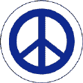 Blue PEACE SIGN
