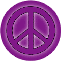 Glow Purple PEACE SIGN