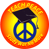 PEACE SIGN T-SHIRT SPECIAL: Teach Peace