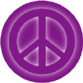 Glow Light Purple PEACE SIGN on Purple 