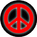 Glow Light Red PEACE SIGN on Black Background