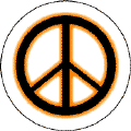 Neon Glow Black PEACE SIGN with Orange Border