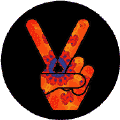Tie Dye Peace Hand 11