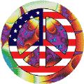 Vintage Hippie Peace Flag 3