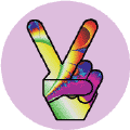 Funky Art Peace Hand 1