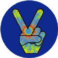 Tie Dye Peace Hand 10