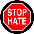 Stop Hate STOP Sign