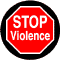 Stop Violence STOP Sign