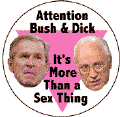 Attention Bush and Dick - It's More Than a Sex Thing - Pink Triangle--Gay Pride Rainbow Store T-SHIRTS