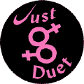 Just Duet - Female Gender Symbols--Gay Pride Rainbow Store T-SHIRTS