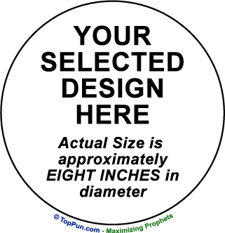 Actual T-Shirt Design is Approximately 8 Inches in Diameter