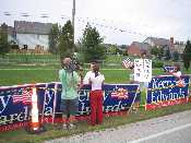 Protester interview
