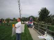 Bush protest