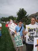 Bush protest