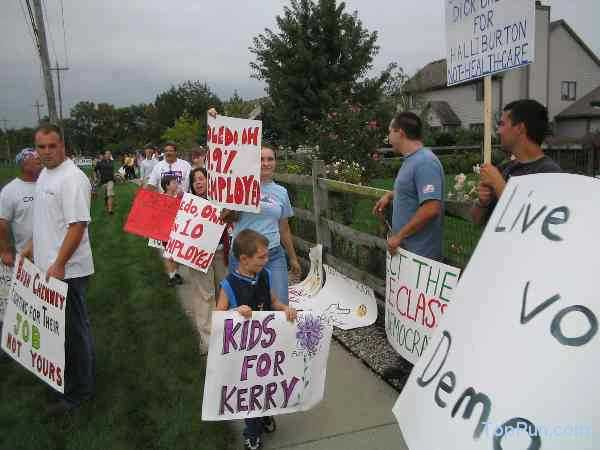 Bush Protest