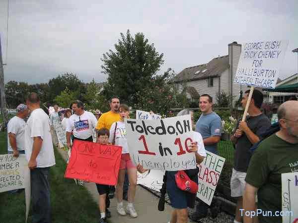 Bush Protest