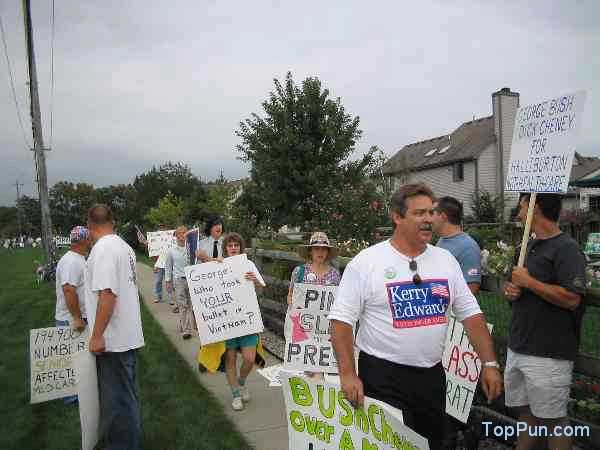 Bush Protest