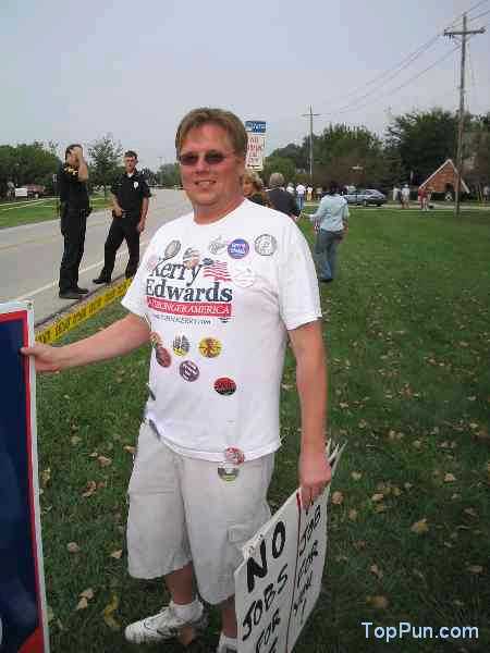 Anti-Bush Protester