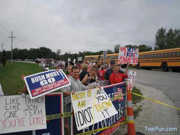 Protest Zone!  Protest Zone?
