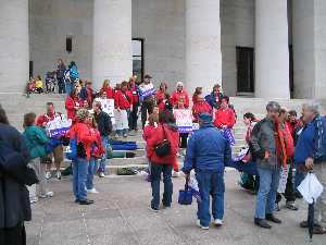 Jobs with Justice Protest Picture - Campaign to Protect Ohio's Future Demonstration