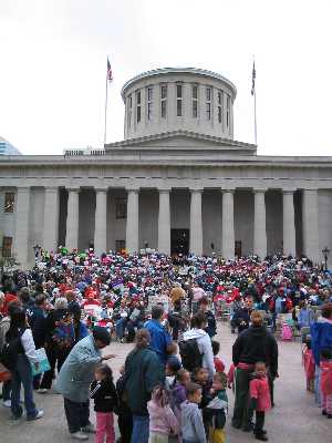 Jobs with Justice Protest Picture - Campaign to Protect Ohio's Future Demonstration