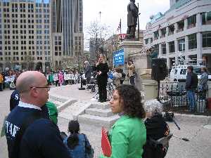 Jobs with Justice Protest Picture - Campaign to Protect Ohio's Future Demonstration
