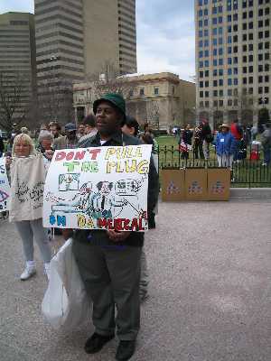 Jobs with Justice Protest Picture - Campaign to Protect Ohio's Future Demonstration