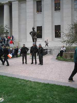 Jobs with Justice Protest Picture - Campaign to Protect Ohio's Future Demonstration