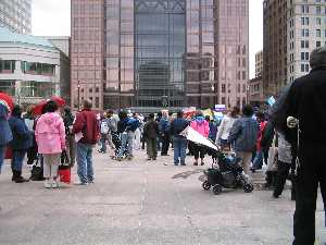 Jobs with Justice Protest Picture - Campaign to Protect Ohio's Future Demonstration