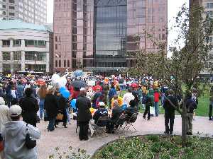 Jobs with Justice Protest Picture - Campaign to Protect Ohio's Future Demonstration