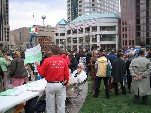 Jobs with Justice Protest Picture - Campaign to Protect Ohio's Future Demonstration